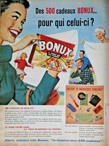 Pressewerbung 1961 wäsche - 1961, la