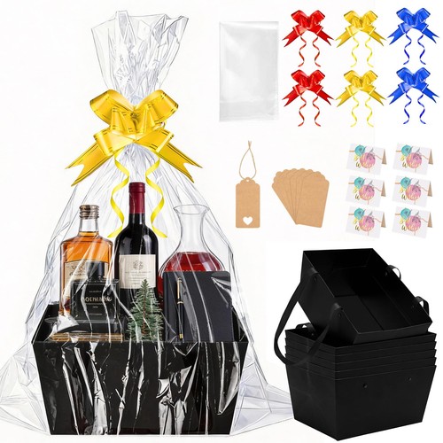 Schwarz set geschenkkorb - schwarz, 6